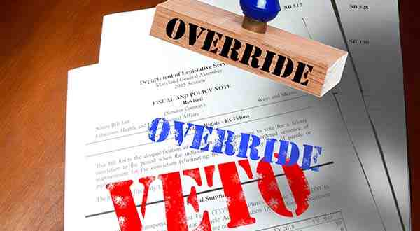 override, vetoed, bills, illustration
